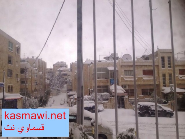بالصور: الأردن ترتدي الحلة البيضاء والمرتفعات الشمالية تتغطى بالثلوج